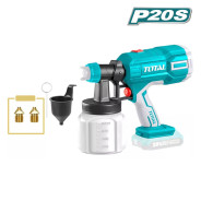 Краскораспылитель аккумуляторный, 20В, без АКБ, 1.5-2.5мм, 0.8л,  ...TOTAL TSGLI2003