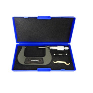 Микрометр (50-75мм, 0.01мм), в пластиковом футляре  FORCEKRAFT FK-5096P9075