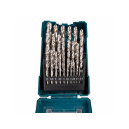 Набор сверл по мет. 25 шт 1-13мм,  шаг 0.5мм, HSS-G  MAKITA D-67555