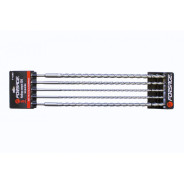 Набор сверел SDS, 5пр. (10,12,16,22,25х600 мм.),на пластиковом держателе  ...Forsage F-4390