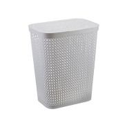 Корзина для белья ПИРУЛА 35л (смоки)  IDEA М2614