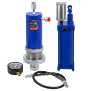 Цилиндр гидравлический для пресса в комплекте со станцией гидравлической и манометром, 20т  ...Forsage F-0101-3W