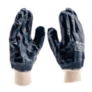 Перчатки трикотажные с обливом из бутадиен-нитрильного каучука, манжет, L СИБРТЕХ ...Сибртех 67831