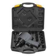 Пневмогайковерт ударный  1/2 ", 720 Нм,  IW720 + набор головок...FUBAG 100193