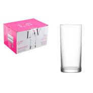 Набор стаканов, 6 шт., 295 мл, серия Liberty  LAV LV-LBR320F