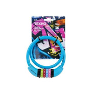 Замок велосипедный тросовый  ВС-Т10К (650 мм) ТЕХНО СКАЙ кодовый АВАНГАРД  ...УЗК 7329