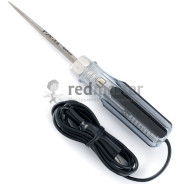 Пробник напряжения 6-12-24В (~),клипс на проводе, шило  Force 88432