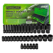 Головки, набор 35пр., 1/2" (6гр.)  ForsLine FL-4353-5K