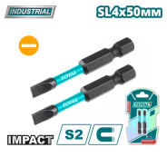 Бита ударная SL4 50 мм   (2 шт)TOTAL TACIM71SL450