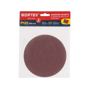 Шлифлист 150мм P120 без отв. 4 шт. для станка GM 1528  WORTEX 1325982