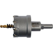 Сверло корончатое режущее по металлу TCT  45mm 3/8'', YG10X  YATO YT-44064