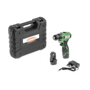 Дрель-шуруповерт аккумуляторная, 12В, 2АКБ 2,0 а/ч, 32 Нм, 1350 об.мин,  ACD12BLC...Hammer 827375