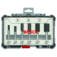Набор пазовых фрез 8мм (6шт),  BOSCH 2607017466