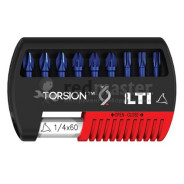 Набор бит 1/4", 10пр, PH, PZ, TX, MYBIT 10 TORSION  Krino 66005300