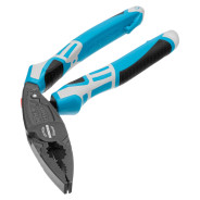 Плоскогубцы с изогнутой головой, комбинированные, трехкомпонентные рукоятки, 200 mm  ...Gross 16985