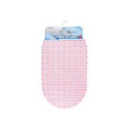 Коврик для ванной, овал 66х37 см, розовый  PERFECTO LINEA 22-683702