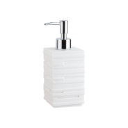Диспенсер (дозатор) для мыла WEATHERED SAND, белый (Материал: НАТУРАЛЬНЫЙ КАМЕНЬ, полирезин, пластик...PERFECTO LINEA 35-151103