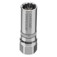 Головка торцевая свечная, магнитная,12-гранная, 14 mm, под квадрат 1/2"  ...Gross 13187