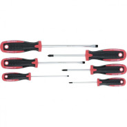 Набор отверток, сталь S2, двухкомпонентные рукоятки, 6 шт.  ...Matrix 13303