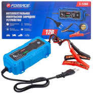 Устройство зарядное импульсное для АКБ (12В,автостоп,функция восст.-я,защита от превыш.напряж. и кор...Forsage F-1204