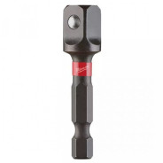 Адаптер ударный с 1/4" Hex на 3/8" квадрат Shockwave Impact Duty   ...Milwaukee 4932478054