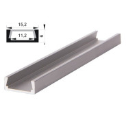 Профиль накладной PAL 1506 анодированный (2м)  JAZZWAY 1009609