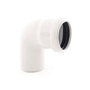 Колено для внутренней канализации 32х87, белый   РосТурПласт 36402
