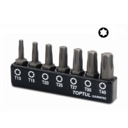 Набор бит TORX Т10-Т40 7шт.  Toptul GAAV0702