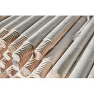 Черенок для щеток с резьбой ф25х1200mm (высший сорт)  1.42246E+12ЛИДЕР 1422463226121