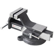 Тиски стальные поворотные с наковальней 80мм  Forsage F-6540803