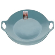 Тарелка-блюдо керамическая, 24х20.3х4.5 см, серия ASIAN, голубая  ...PERFECTO LINEA 17-102402