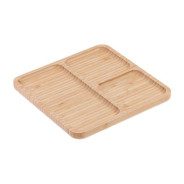 Менажница бамбуковая 22х22 см, BAMBOO  PERFECTO LINEA 38-222200