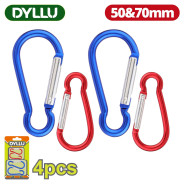 Карабины 50 мм, 70 мм   (4 шт)DYLLU DTQL2K01