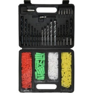 Сверла по бетону с набором дюбелей (набор 300шт)  VOREL 24100