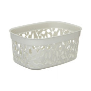 Коробка ФЛОРА 3 л (белый ротанг)  IDEA М2361