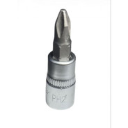 Головка 1/4" с насадкой крестовой PH2, длина 37 мм  H-D HD-14PH0237