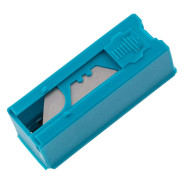 Лезвия, 19 мм, трапециевидные, пластиковый пенал, 12 шт.  Gross 79376