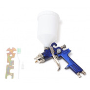 Краскораспылитель с верхним пластиковым бачком (бачок 600мл, сопло 1.7мм, 3.5bar, 70-100 л/мин, прис...Partner PA-H-827-3V