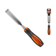 Стамеска плоская 22мм.  MASTER (обрезиненная рукоятка, металлический затыльник)  ...STARTUL ST4072-22