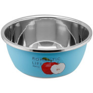 Миска из нержавеющей стали, диаметр 30 см, яблоко, серия Romantic life  ...PERFECTO LINEA 24-013039