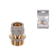 Ниппель 16(2.0) х 3/4" нар. для труб PEX  AV Engineering AVE309014