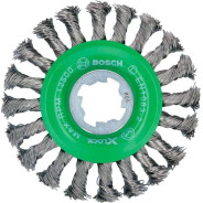 Щетка кольцевая 115 мм X-Lock (Inox / сталь 0,5 мм),  BOSCH 2.608.620.733