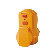 Розетка с вилкой переносная с УЗО, с заземлением, 16А, 230В, IP54,  ...BRENNENSTUHL 1290660