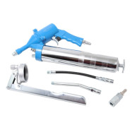 Шприц для густой смазки в комплекте с жестким и гибким наконечниками 400мл,6пр (пневмо+ручной)  ...Rock FORCE RF-6636-6