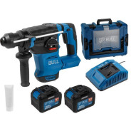 Аккум. перфоратор CBH 1826 Xcase, XLTpro, БЕСЩЕТ., 18 В, 2АКБ 6,0 А/Ч, 2.6 Дж, 26 мм, з/у,   ...BULL 1333736