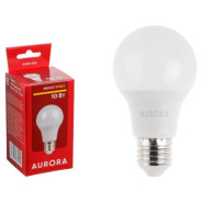 Лампа светодиодная A60 СТАНДАРТ 10Вт 230В E27 2700K  AURORA A200-004
