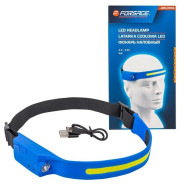 Фонарь налобный ударопрочный (3-4.5V, 3W, IPX4)  Forsage F-JBEL9906