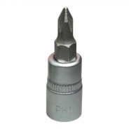 Головка 1/4" с насадкой крестовой PH1, длина 37 мм  H-D HD-14PH0137