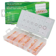 Шайбы медные уплотнительные, 110пр.  Rock FORCE RF-803