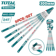 Полотно ножовочное биметаллическое 300 мм   (5 шт)TOTAL THTKT57245